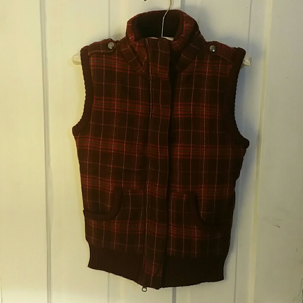Plaid Vest
